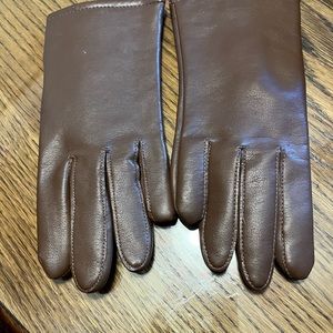 Man made leather gloves
